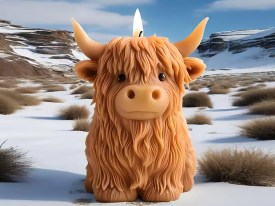 Molde silicona vaca highland o escocesa